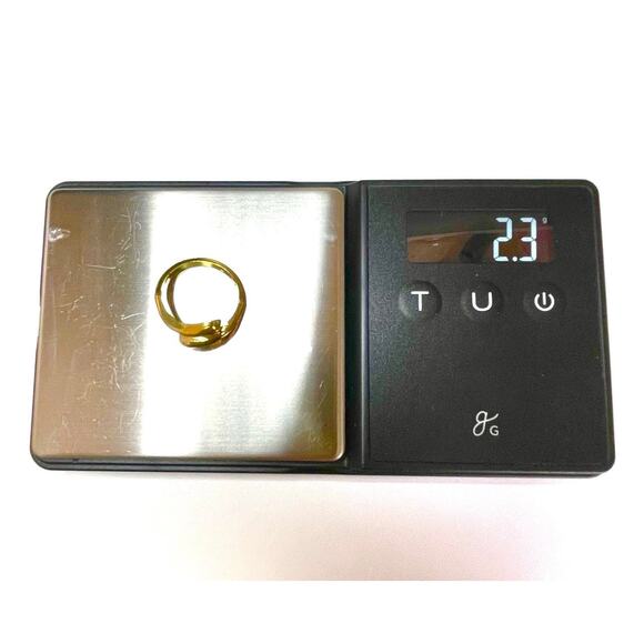 New Teardrop Ring Size 5 6 7 8 9 Adjustable 18k Gold 925 Trendy Jewelry S24 - Picture 5 of 5